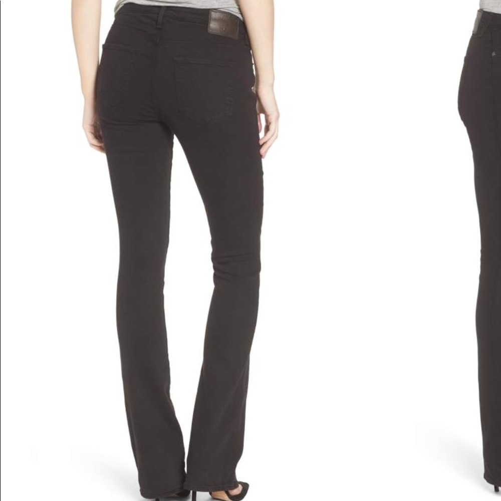 NEW True Religion Black Jennie Curvy Bootcut Jeans